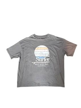 flirtitude Gray "Soul Surfer" Graphic Tee
